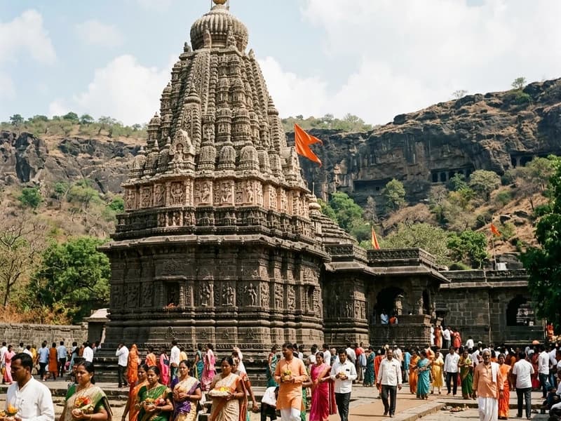 Grishneshwar temple photo