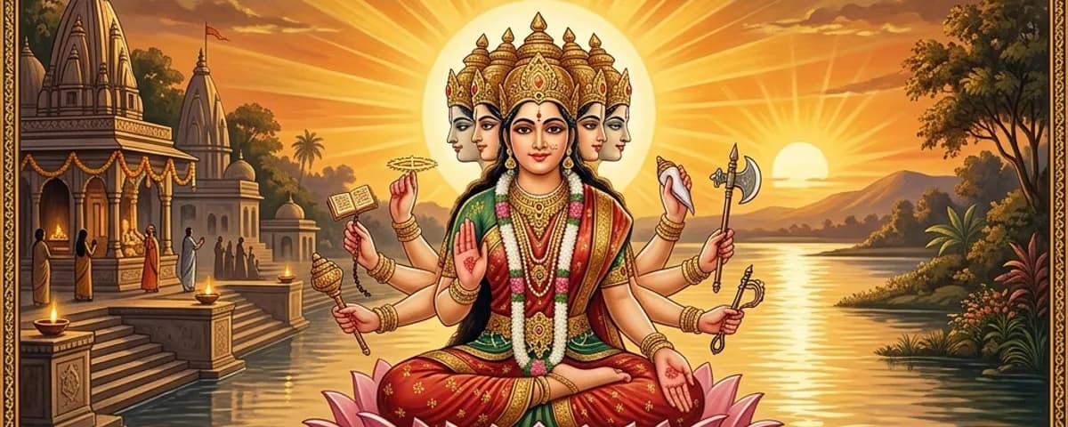 Aarti - devotional lamp ceremony