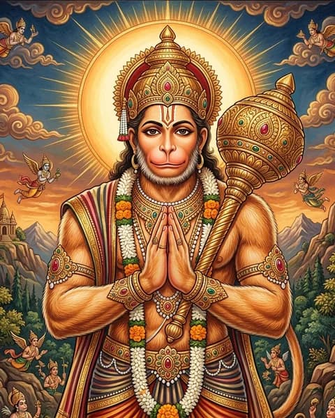 Hanuman portrait