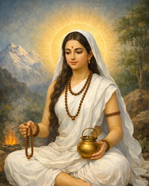 Brahmacharini (Night 2) portrait