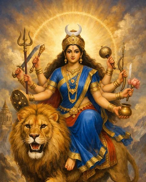 Chandraghanta (Night 3) portrait