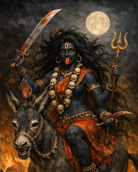 Kalaratri (Night 7) portrait