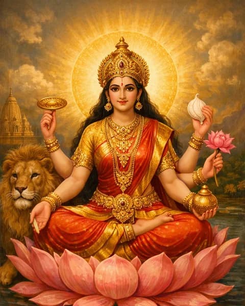 Siddhidatri (Night 9) portrait