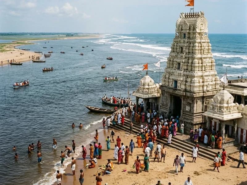 Antarvedi - Lakshmi Narasimha on the seashore temple photo