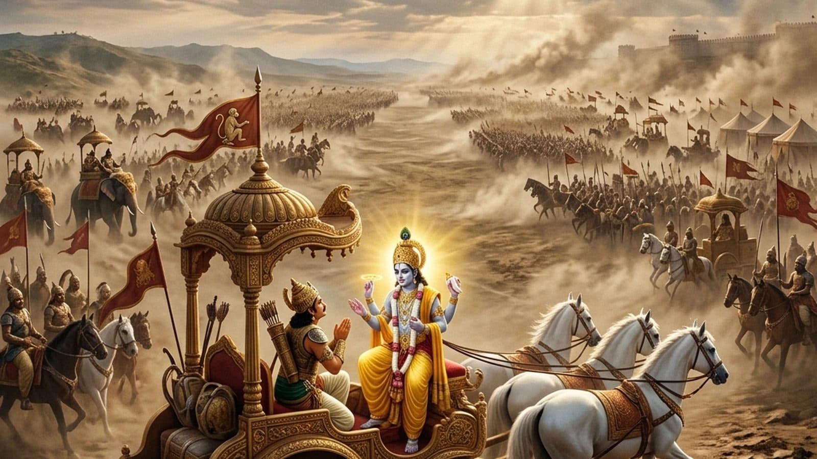 Kurukshetra battlefield — Mahabharata