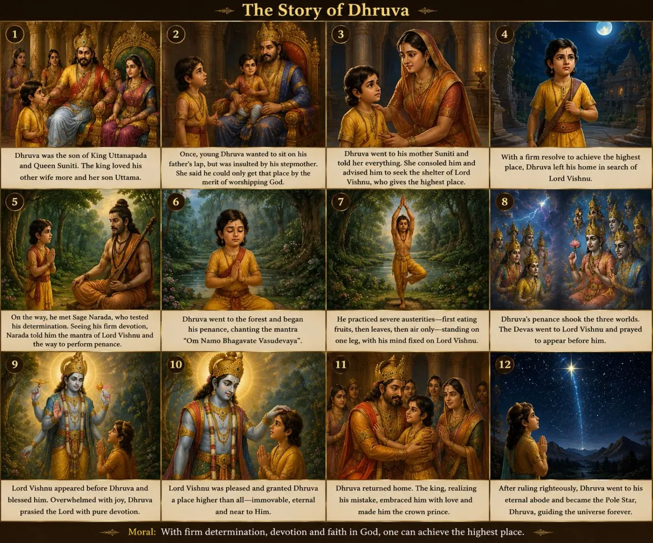 Dhruva's tapasya - the boy who became the pole star