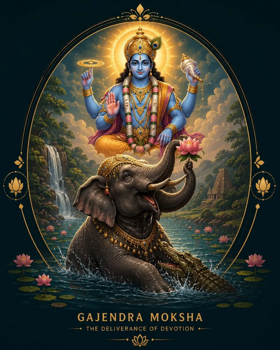 Gajendra Moksha - the elephant who called out